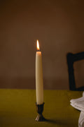 Set of 6 Short Danish Taper Candles, Ivory