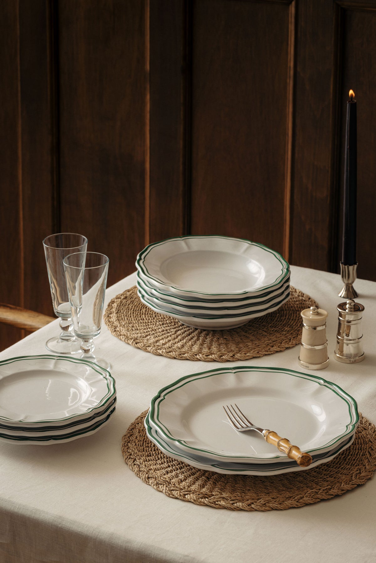 Braided Abaca Placemat, Natural