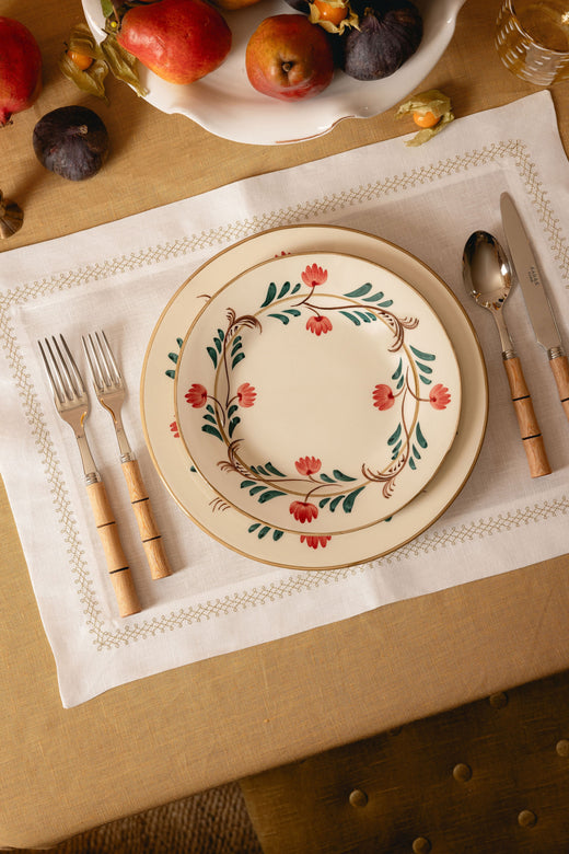 Pair of Theodora Linen Placemats, Gold