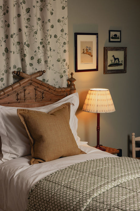 Rosalyn Linen Cushion, Turmeric