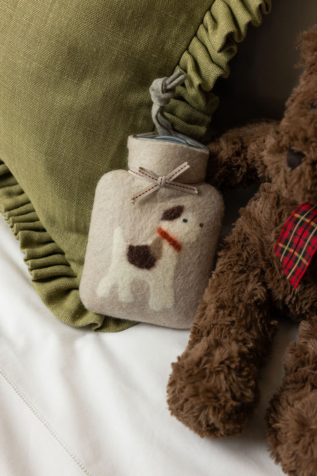 Terrier Merino Wool Mini Hot Water Bottle