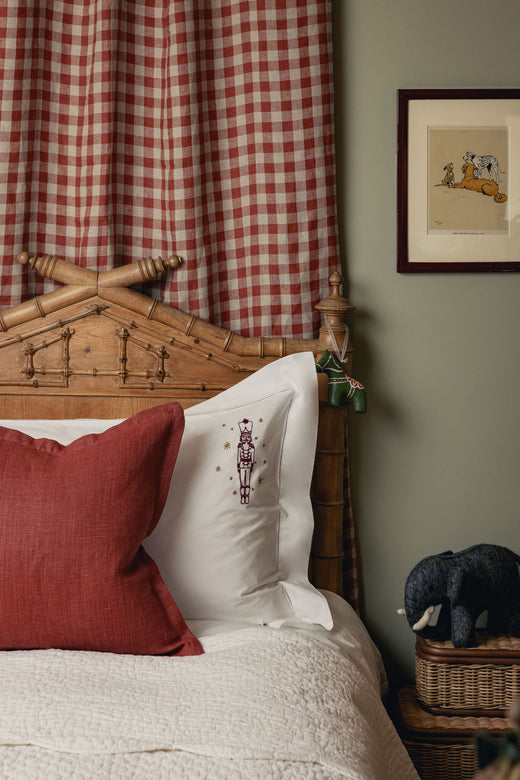 Rosalyn Linen Cushion, Saffron
