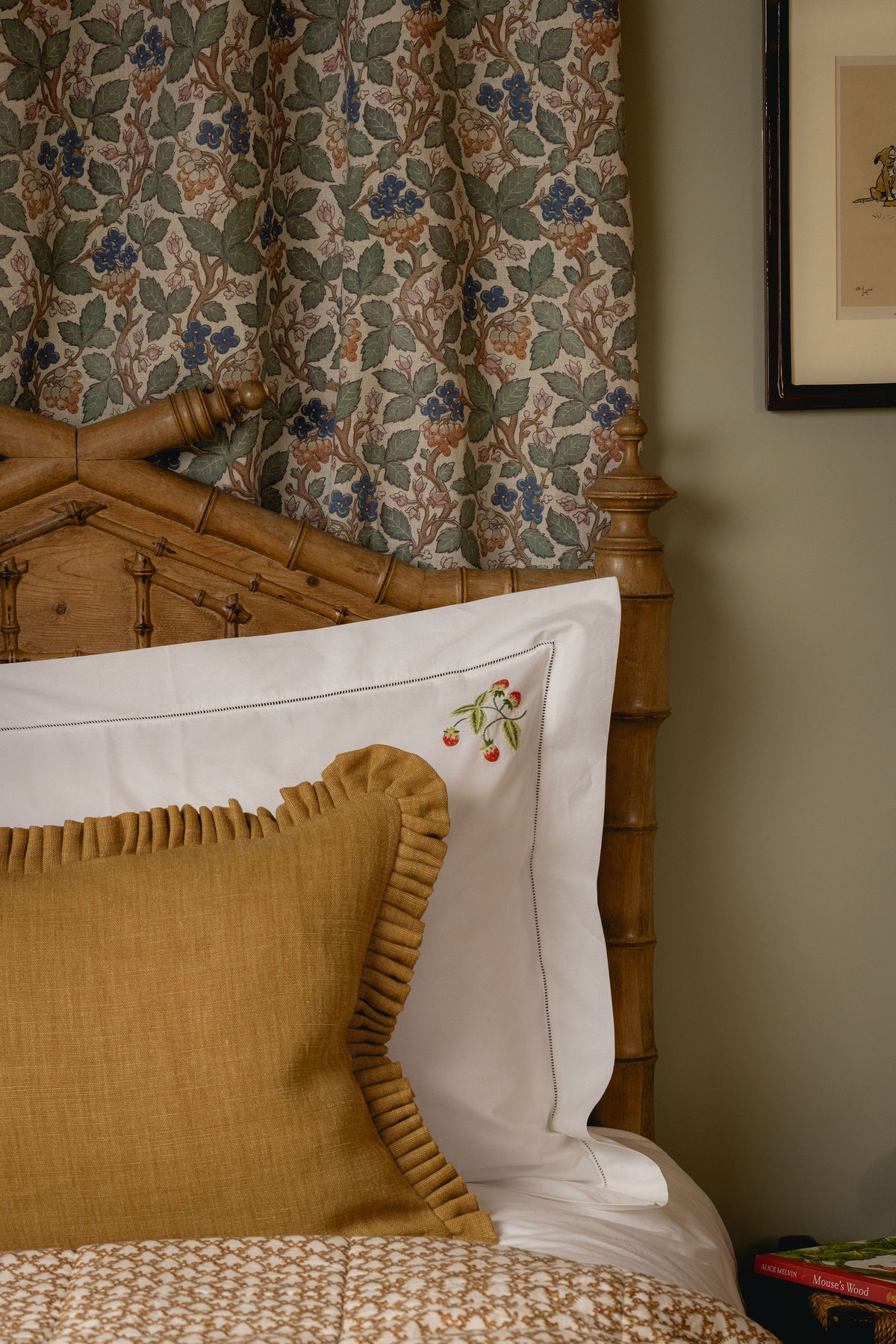 Wild Strawberry Standard Pillowcase