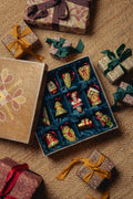 Set of 12 Folk Christmas Decorations