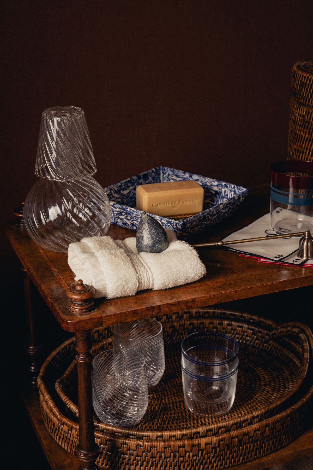 Set of 6 Sara Tumblers, Midnight Blue