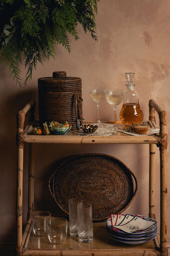 Inaya Rattan Serving Trays