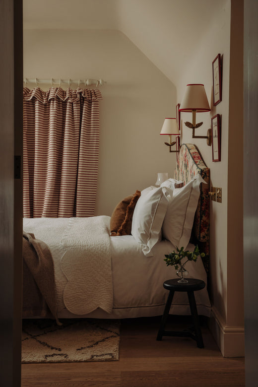Georgiana Ladderstitch Bed Linen, Nougat