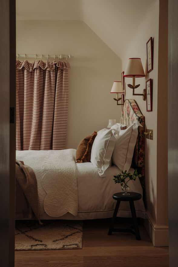 Georgiana Ladderstitch Bed Linen, Nougat