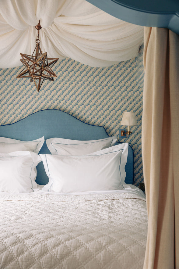 Eva Quilted Cotton Bedspread, White