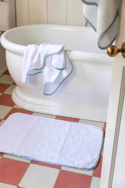 Georgina Bath Mat, Powder Blue