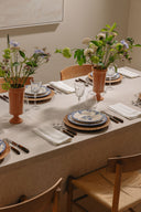 Classic Hemstitch Table Linens, Natural