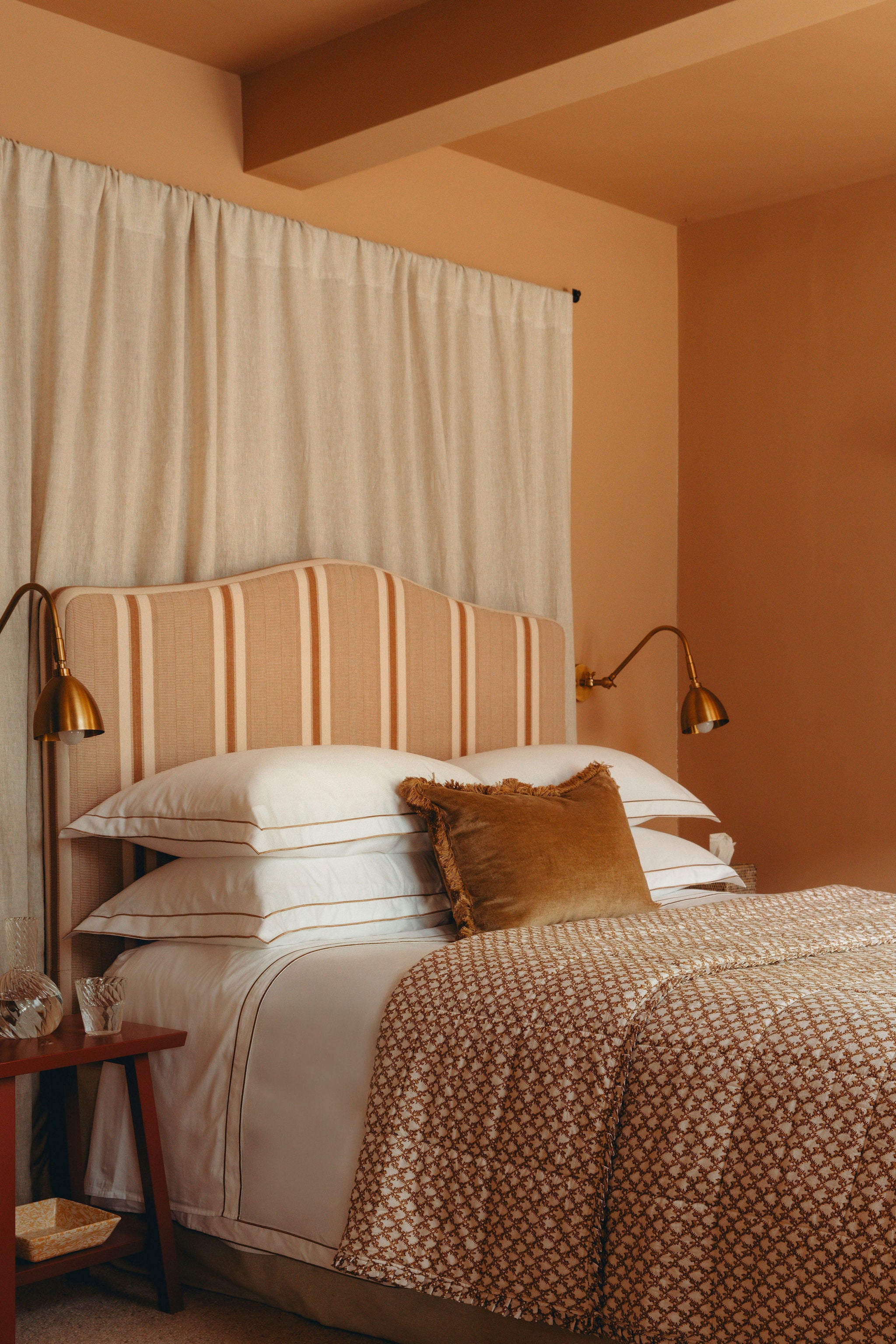 Frame Bed Linen, Bronzed Umber