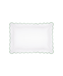 Pair of Annabelle Scalloped Pillowcases, Asparagus