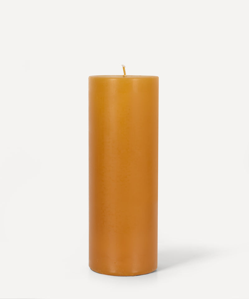 Rebecca Udall, Medium Pillar Candles, Amber Orange