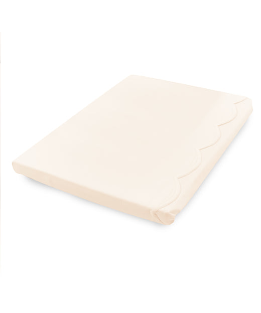 Annabelle Scalloped Bed Linen, Ivory, Cut Out