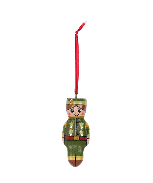 Hand Painted Folk Art Inspired Christmas Decoration