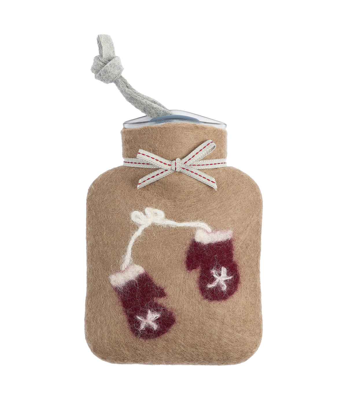 Mittens Merino Wool Mini Hot Water Bottle, Cut Out