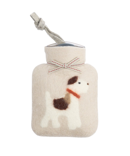 Terrier Merino Wool Mini Hot Water Bottle, Cut Out