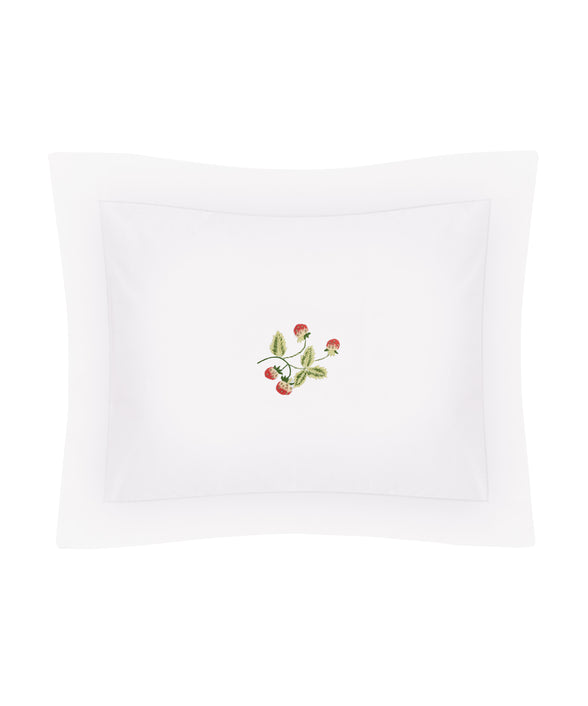 Wild Strawberry Boudoir Pillowcase, Cut Out