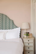 Annabelle Scalloped Bed Linen, Powder Blue, Bedroom Lifestyle
