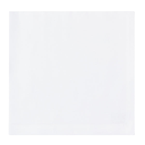 Rebecca Udall, Classic Mitred Linen Napkin, White, Cut Out