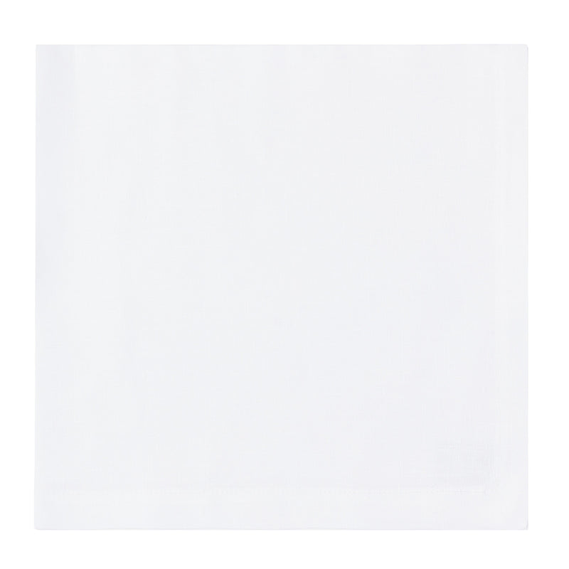 Classic Mitred Linen Napkin, White