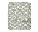 Clara Pleated Quilted Cotton Bedspread, Sage, Cut Out