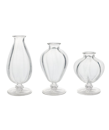 Violet Bud Vase Trio, Cut Out