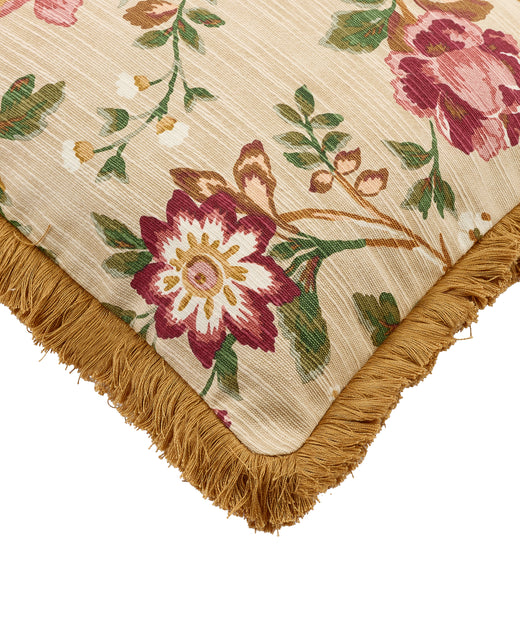 Emily Fringed Cushion, Cut Out, Detail