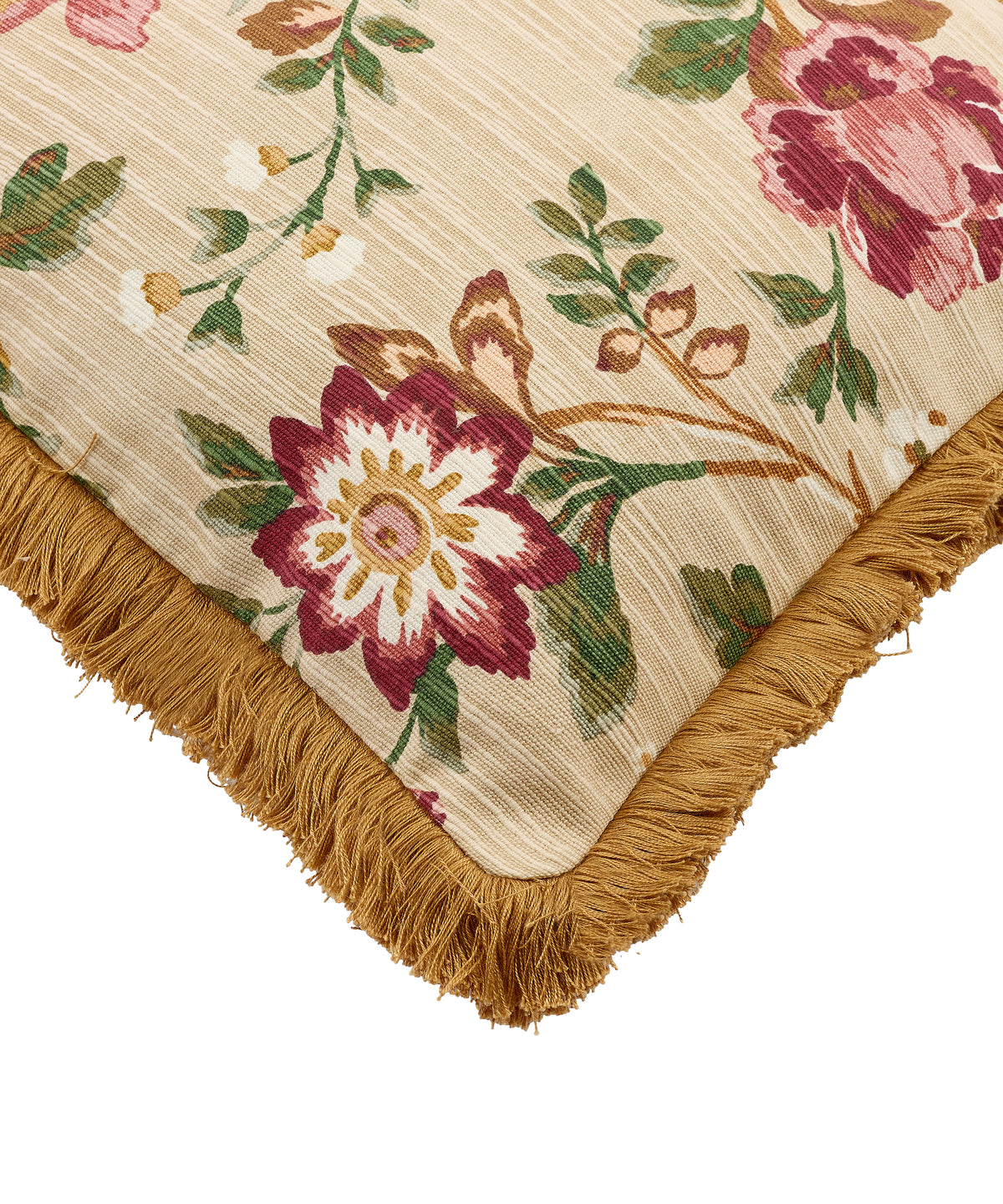 Emily Fringed Cushion, Cut Out, Detail