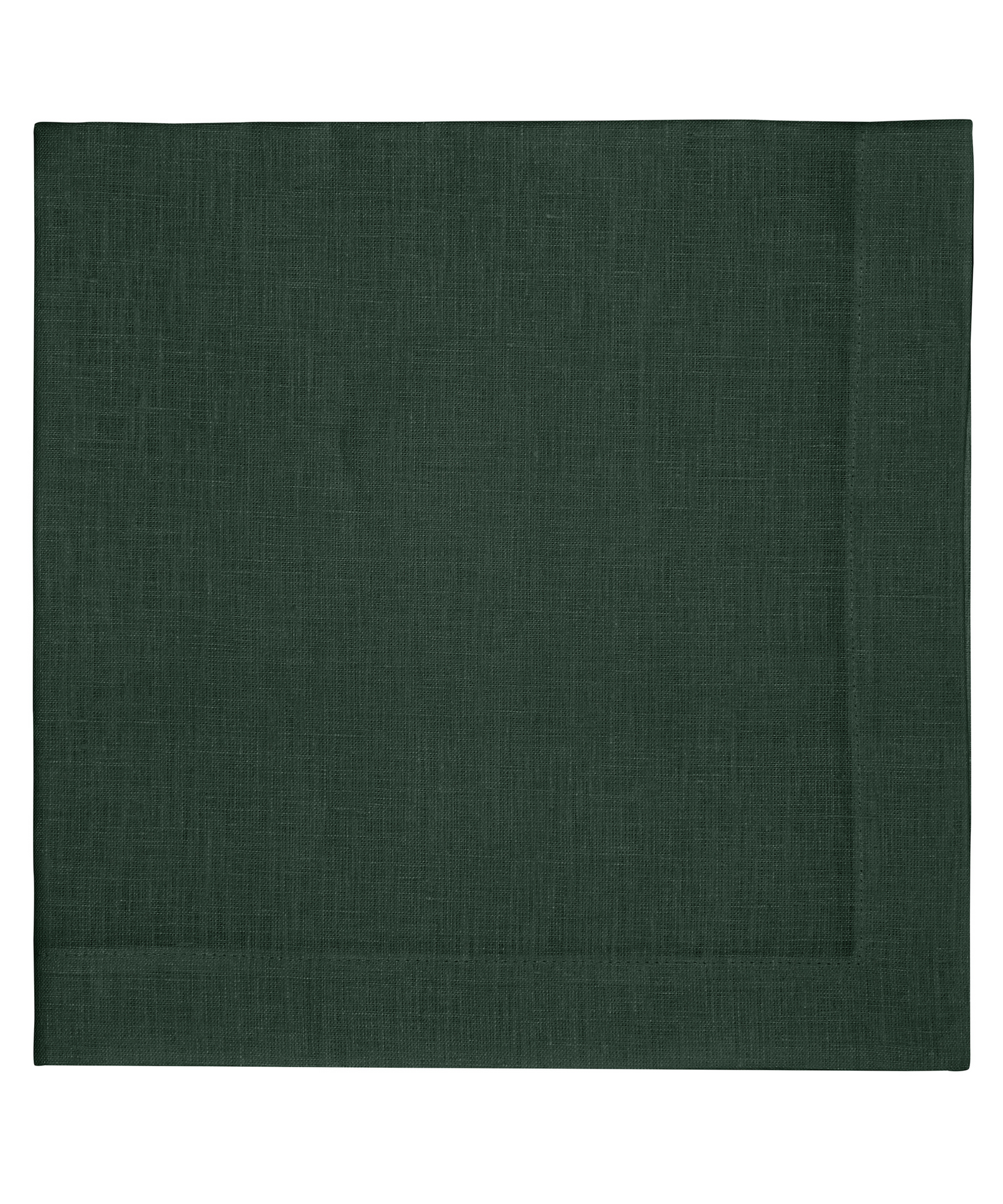 Rebecca Udall, Classic Heritage Linen Christmas Napkin, Forest Green