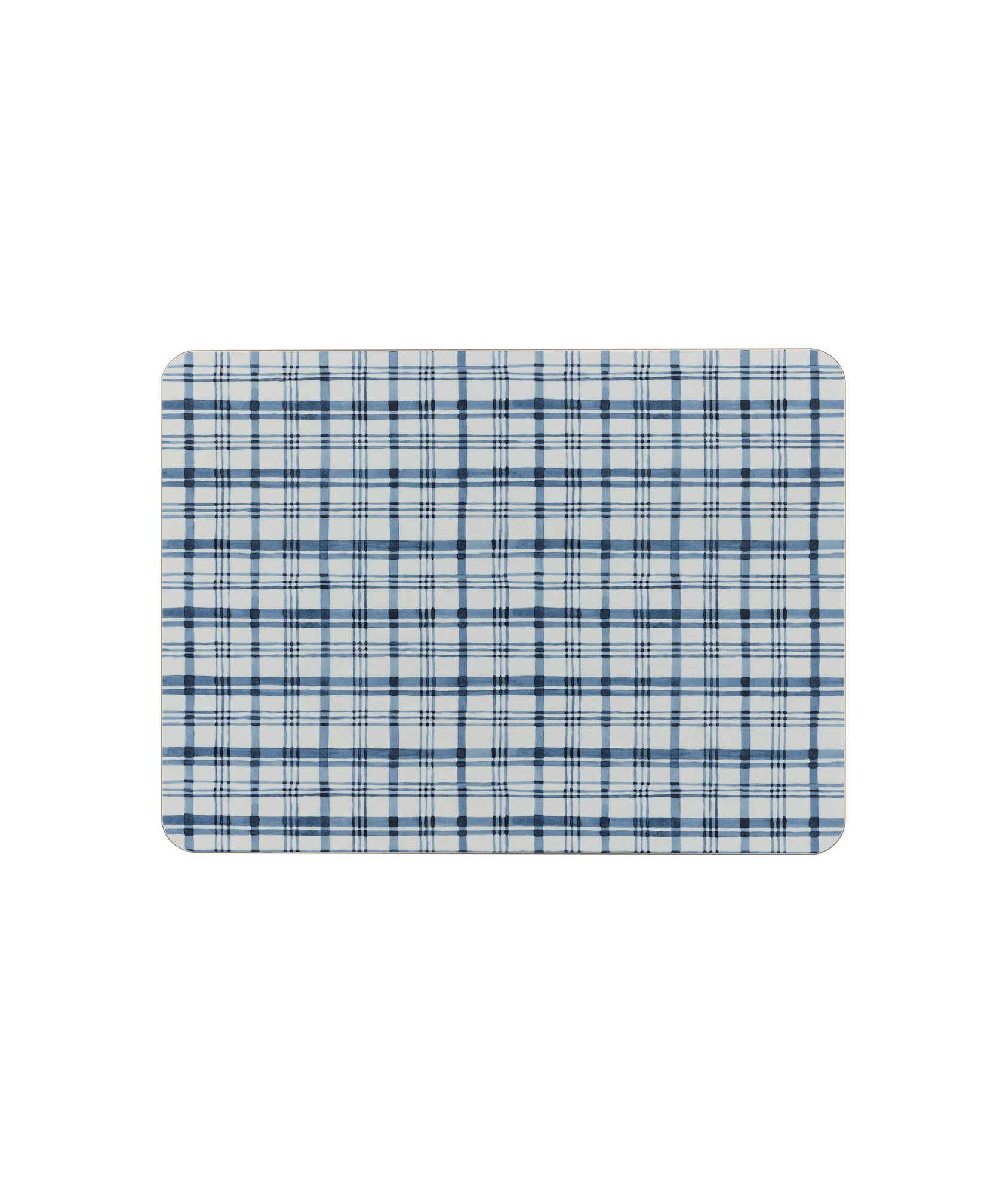 Remy Cork Backed Rectangular Placemat, French Navy
