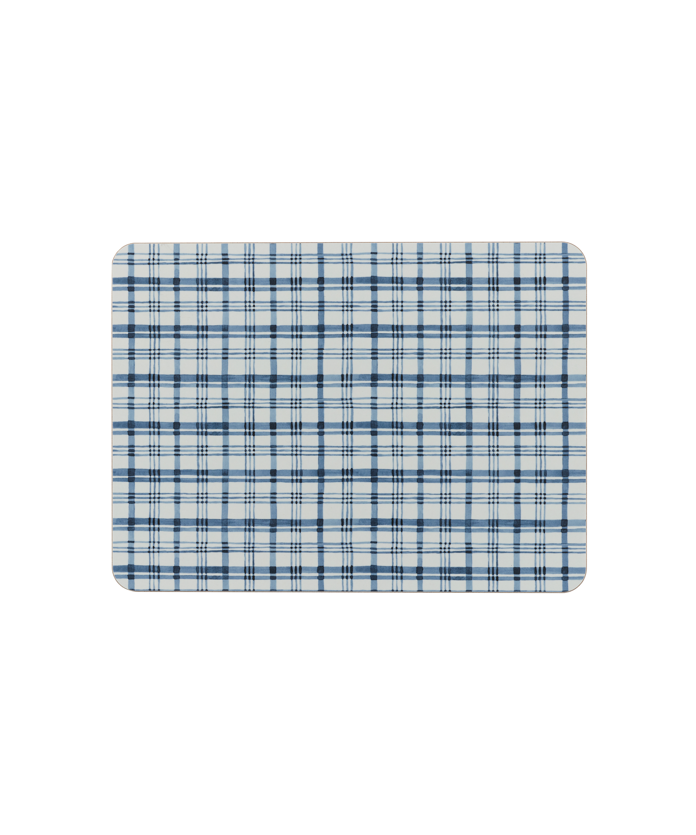 Remy Cork Backed Rectangular Placemat, French Navy