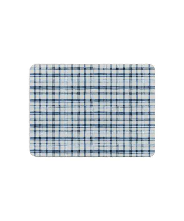 Remy Cork Backed Rectangular Placemat, French Navy
