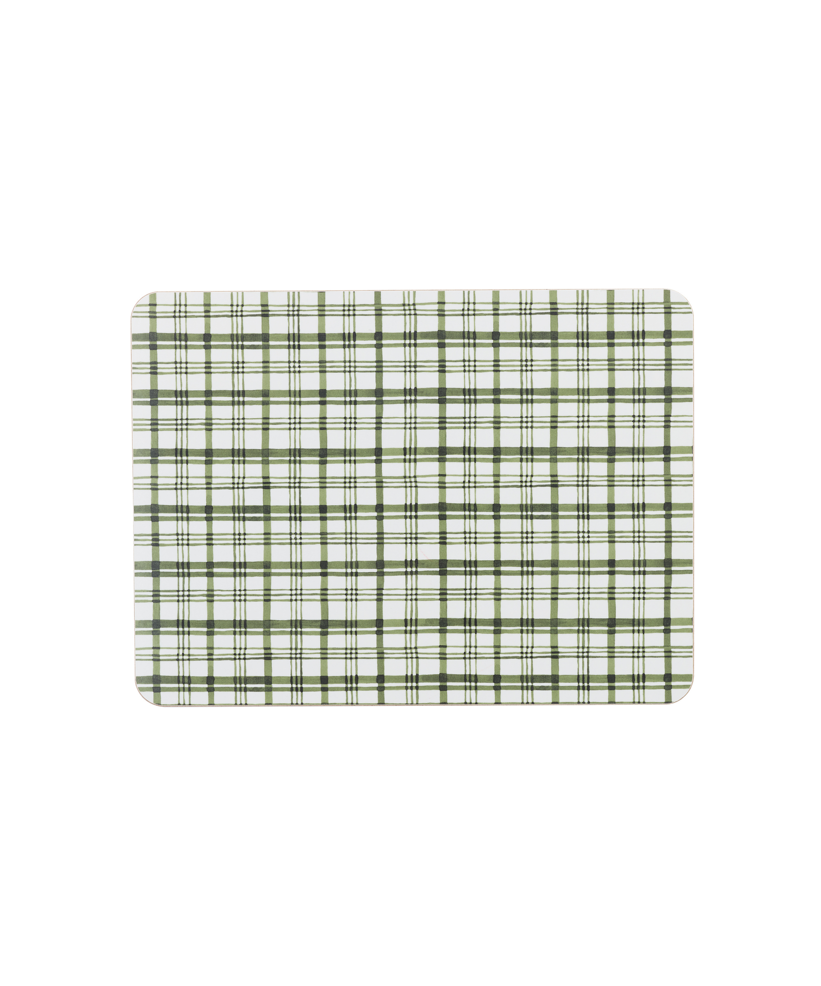 Remy Cork Backed Rectangular Placemat, Ivy