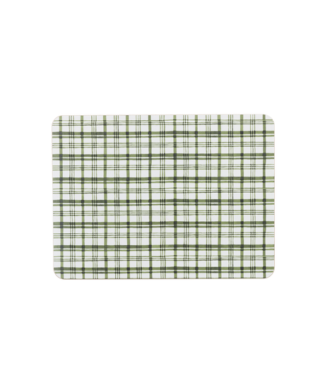 Remy Cork Backed Rectangular Placemat, Ivy