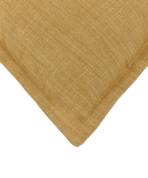 Rosalyn Linen Cushion, Turmeric