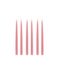Rebecca Udall Set of 6 35cm Danish Taper Candles, Rose Pink