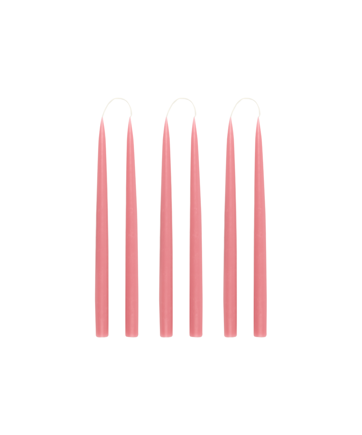 Set 6 Danish Taper Candles