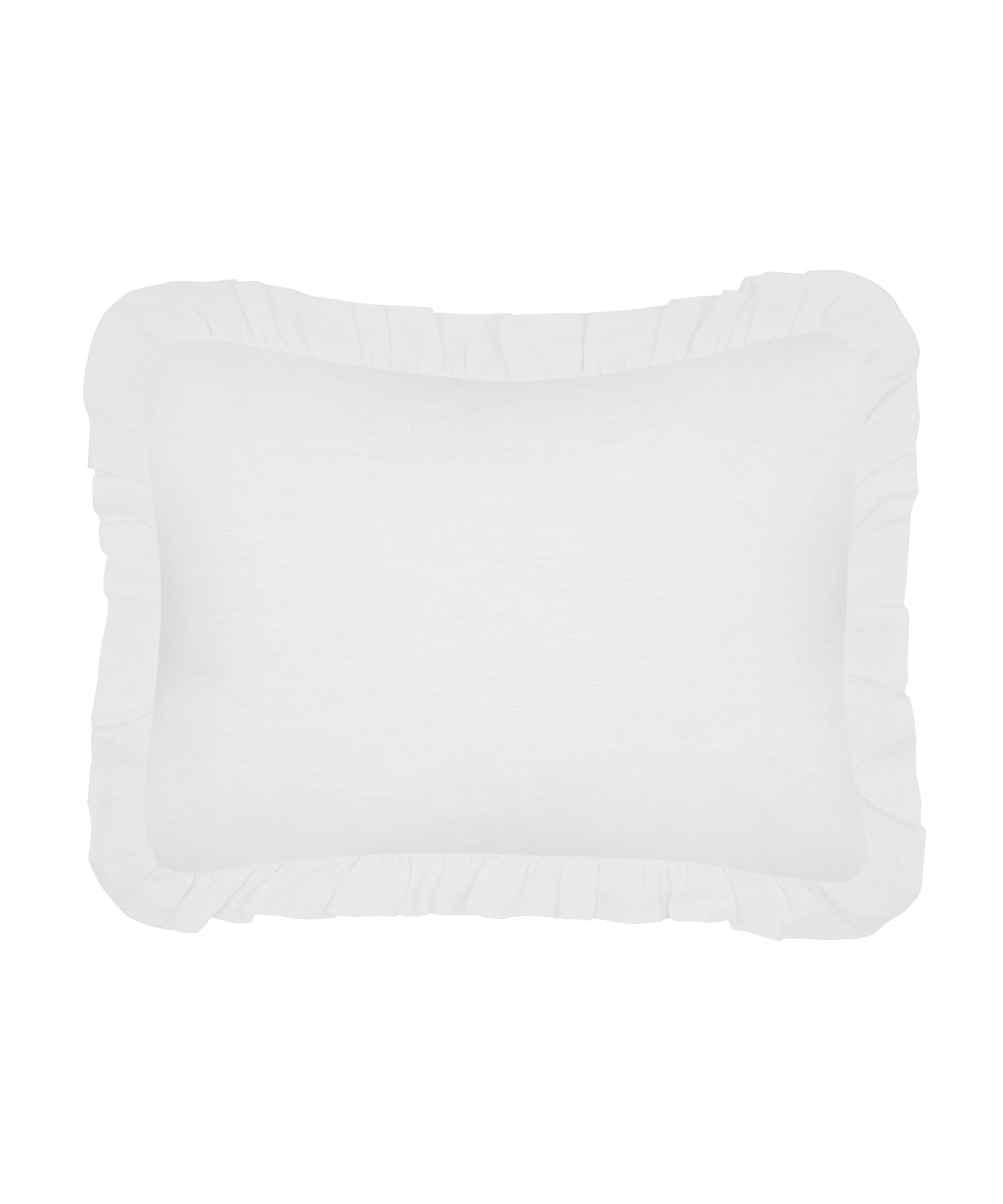 Rebecca Udall Ruffle Linen Boudoir Pillowcase, Cut Out Detail