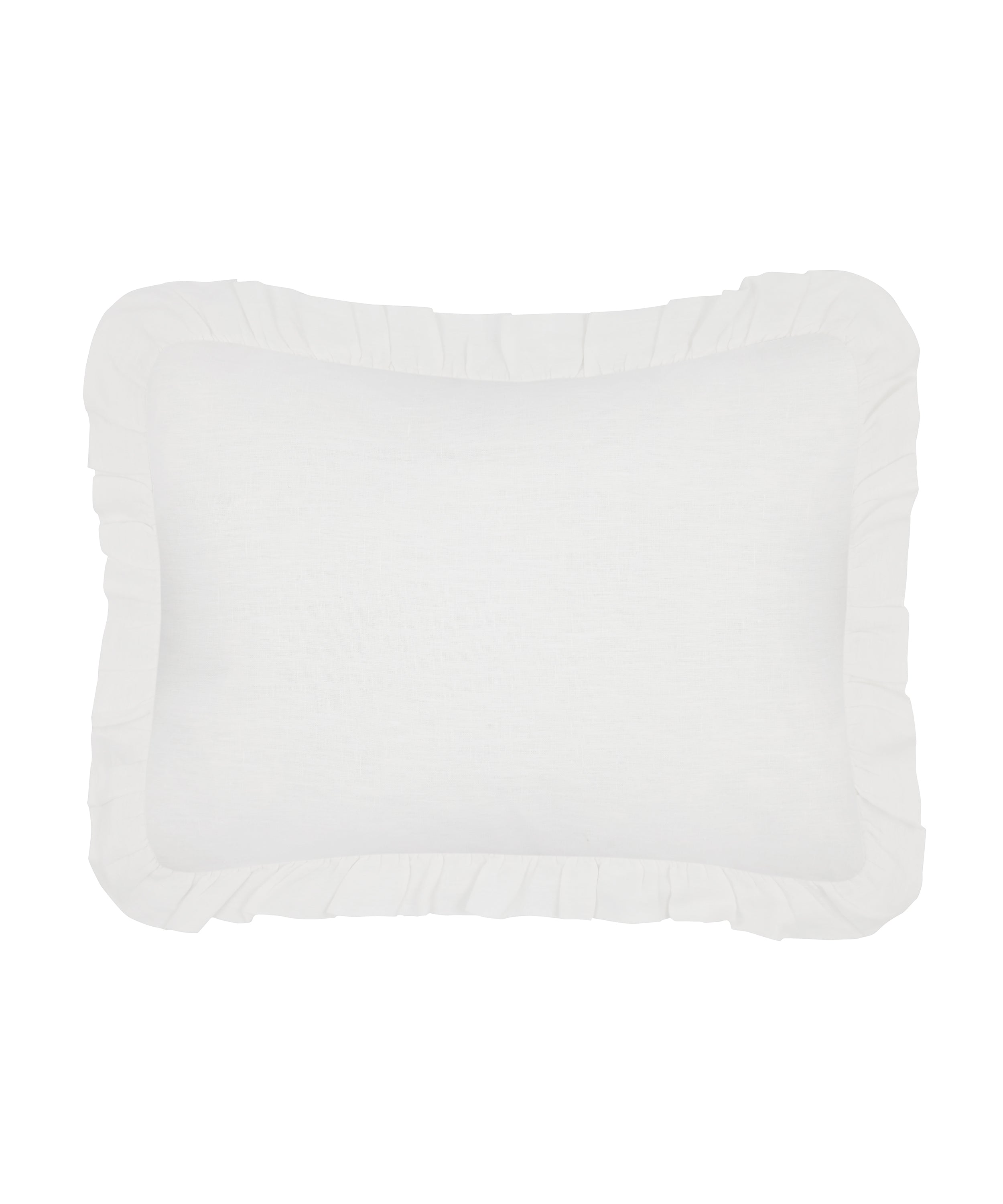 Rebecca Udall Ruffle Linen Boudoir Pillowcase, Cut Out Detail