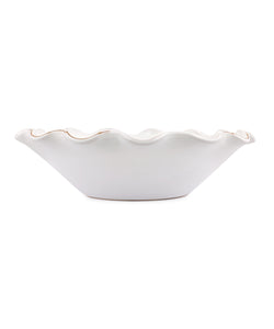 Rebecca Udall Ruffle Ceramic Serving Bowl, White 