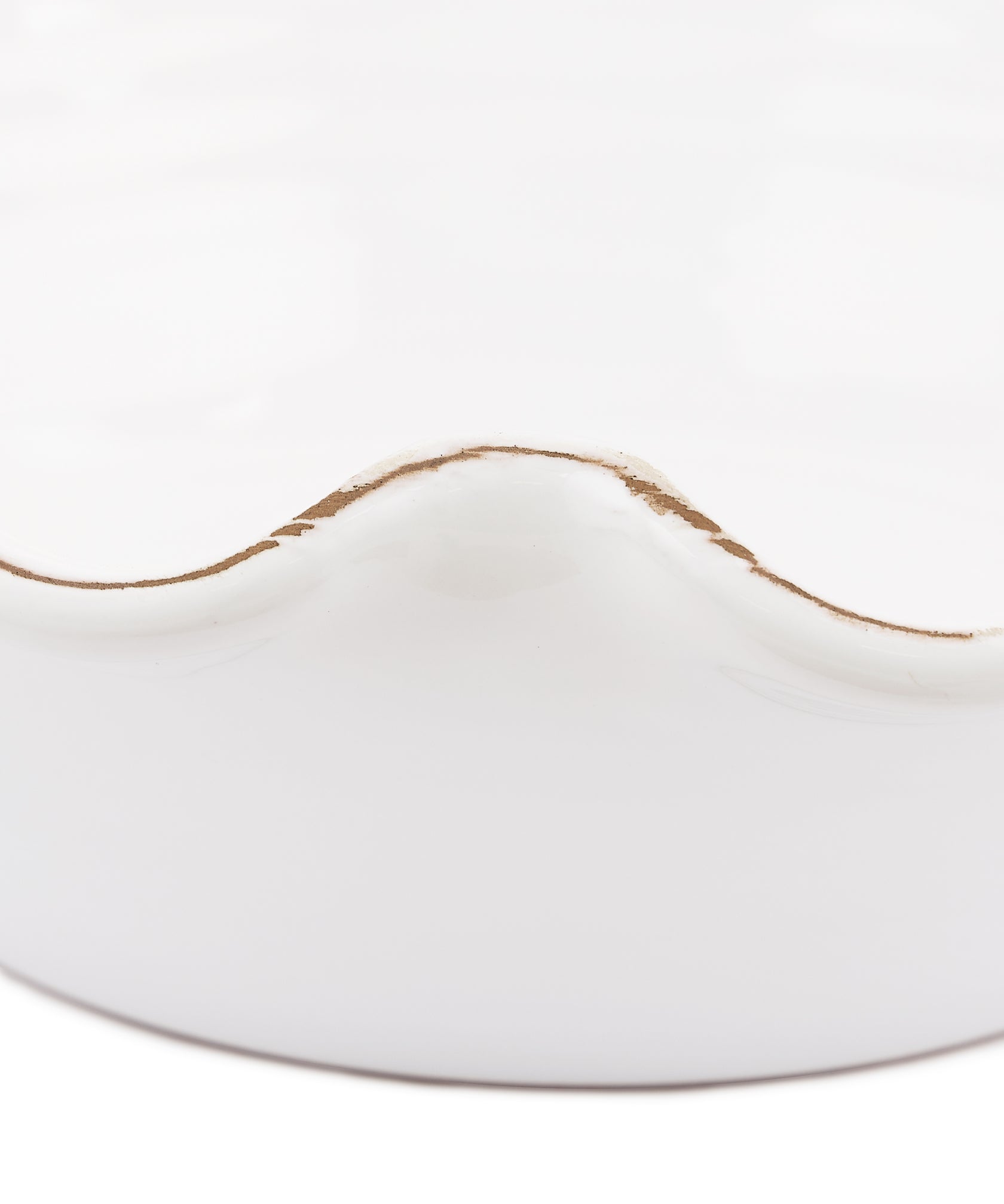 Rebecca Udall Ruffle Ceramic Bowl, Wavy Edge Detail