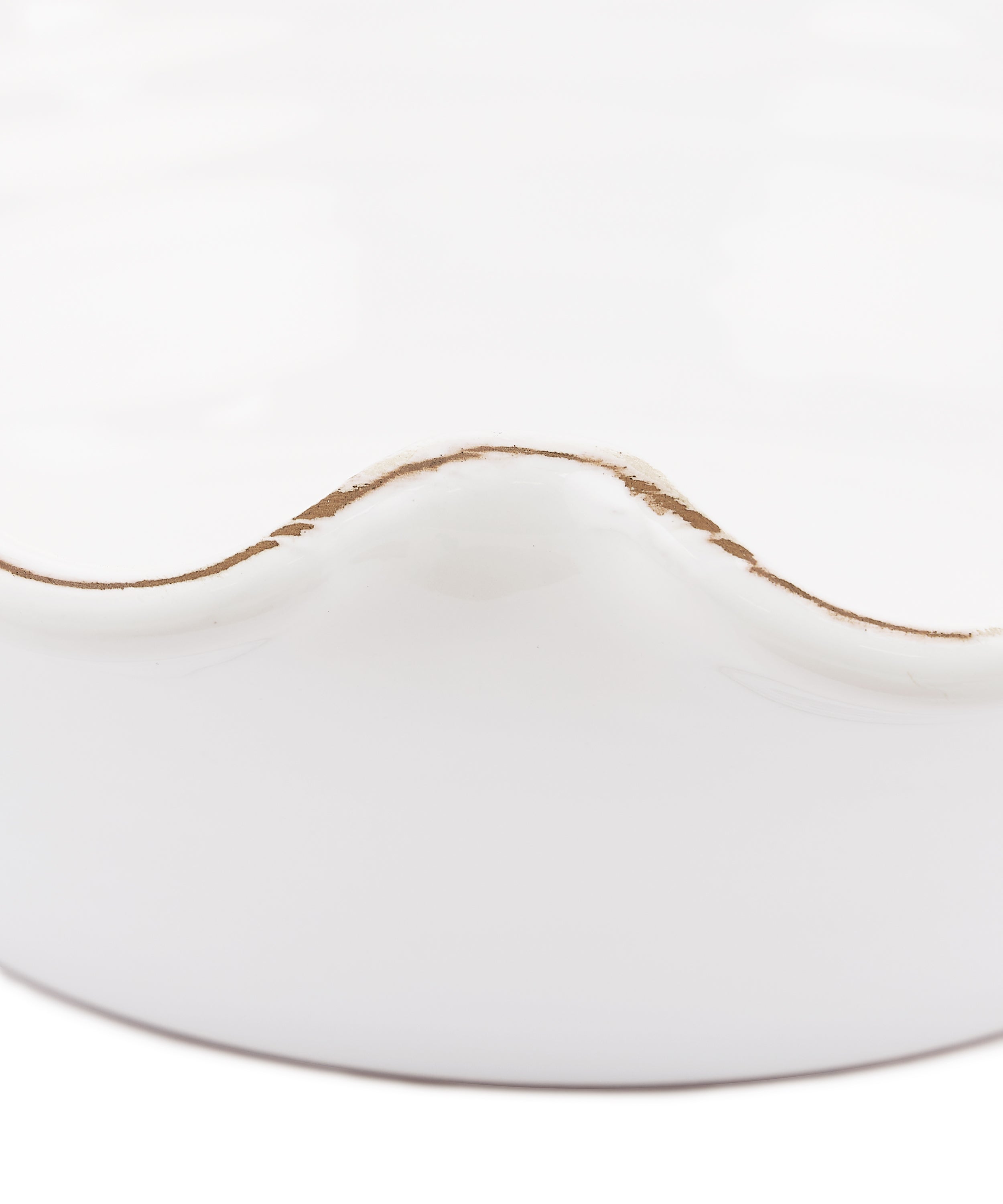 Rebecca Udall Ruffle Ceramic Bowl, Wavy Edge Detail