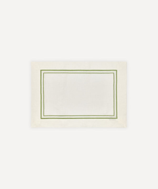 Sophie Classic Two Cord Placemat, Sage