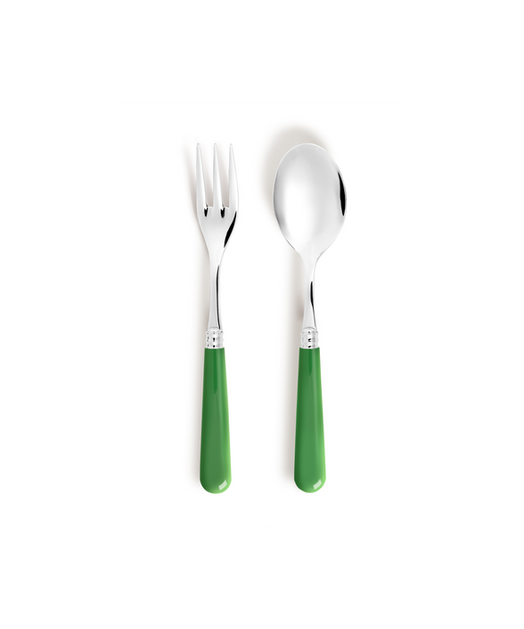 Rebecca Udall Classic Serving Set, Fern Green, Fork and Spoon