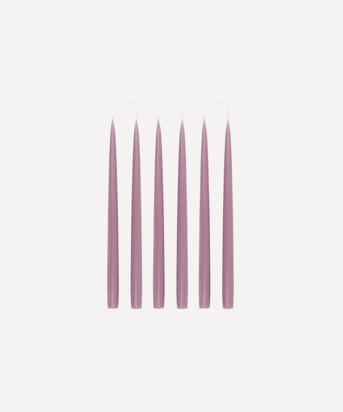 Danish Taper Candles-Thistle Purple