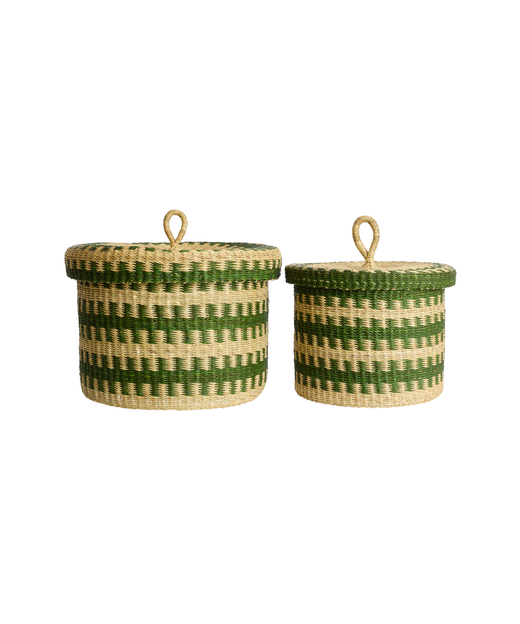 Set of 2 Orla Baskets, Fern Green