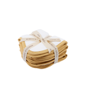 Set of 4 Amelia Face Towels, Mustard