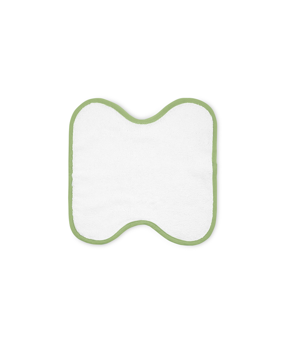 Set of 4 Amelia Face Towels, Asparagus